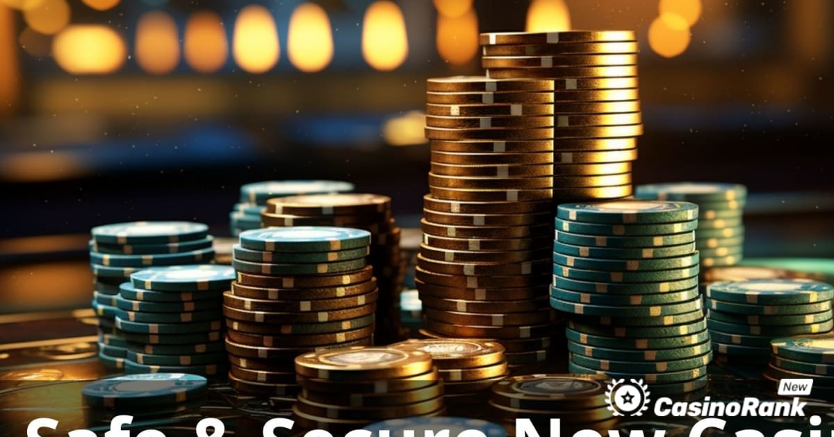 Nyt online gambling på trygge og sikre nye kasinoer