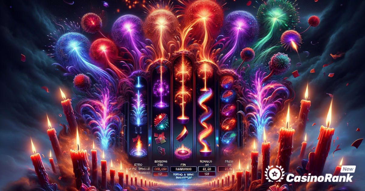 Fireworks Megaways™ fra BTG: En spektakulær blanding av farger, lyd og store gevinster