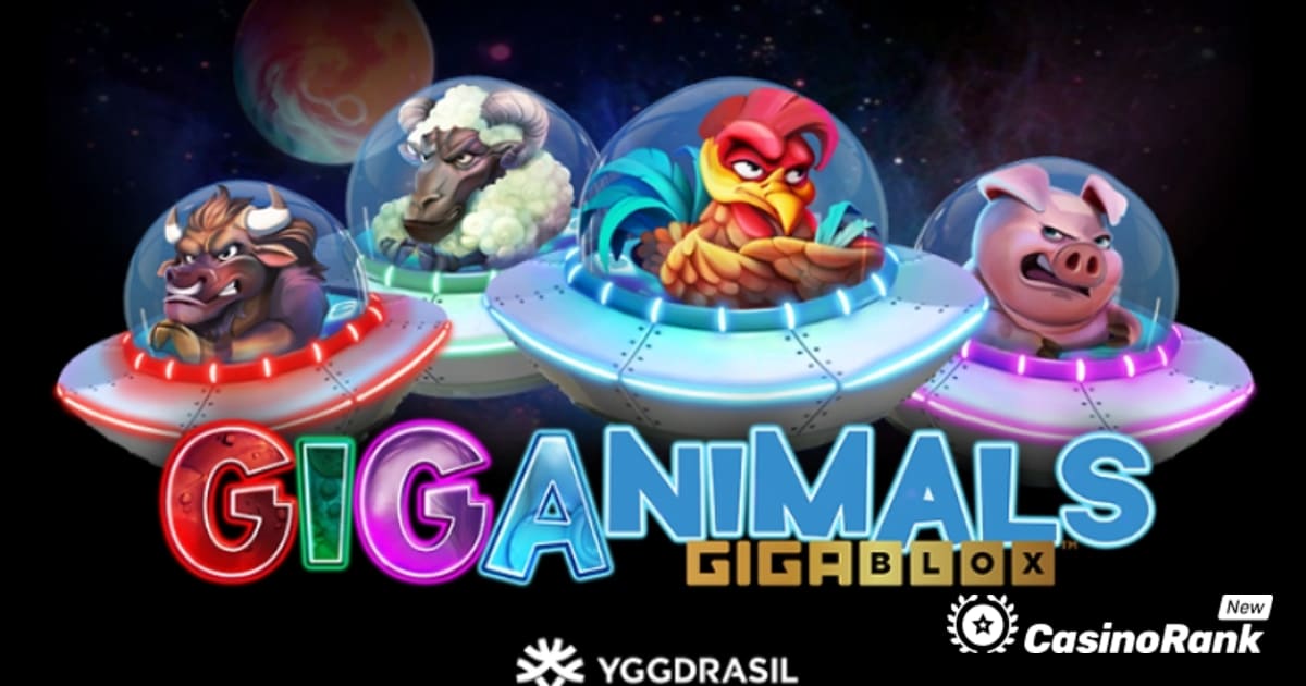 Gå på en intergalaktisk reise i Giganimals GigaBlox av Yggdrasil