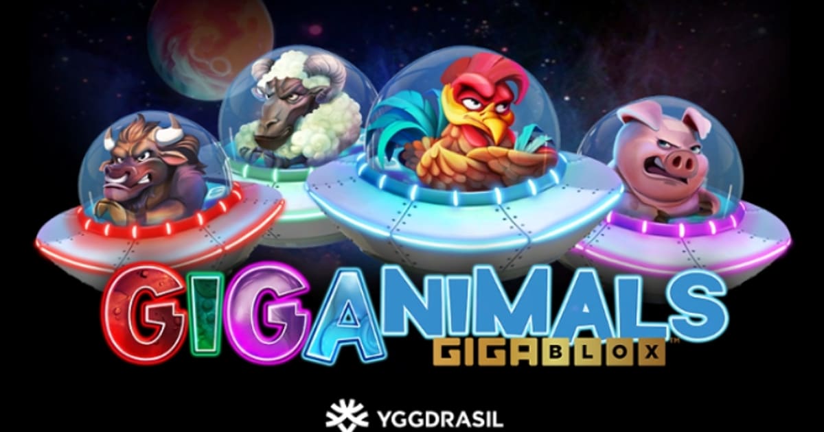 Gå på en intergalaktisk reise i Giganimals GigaBlox av Yggdrasil