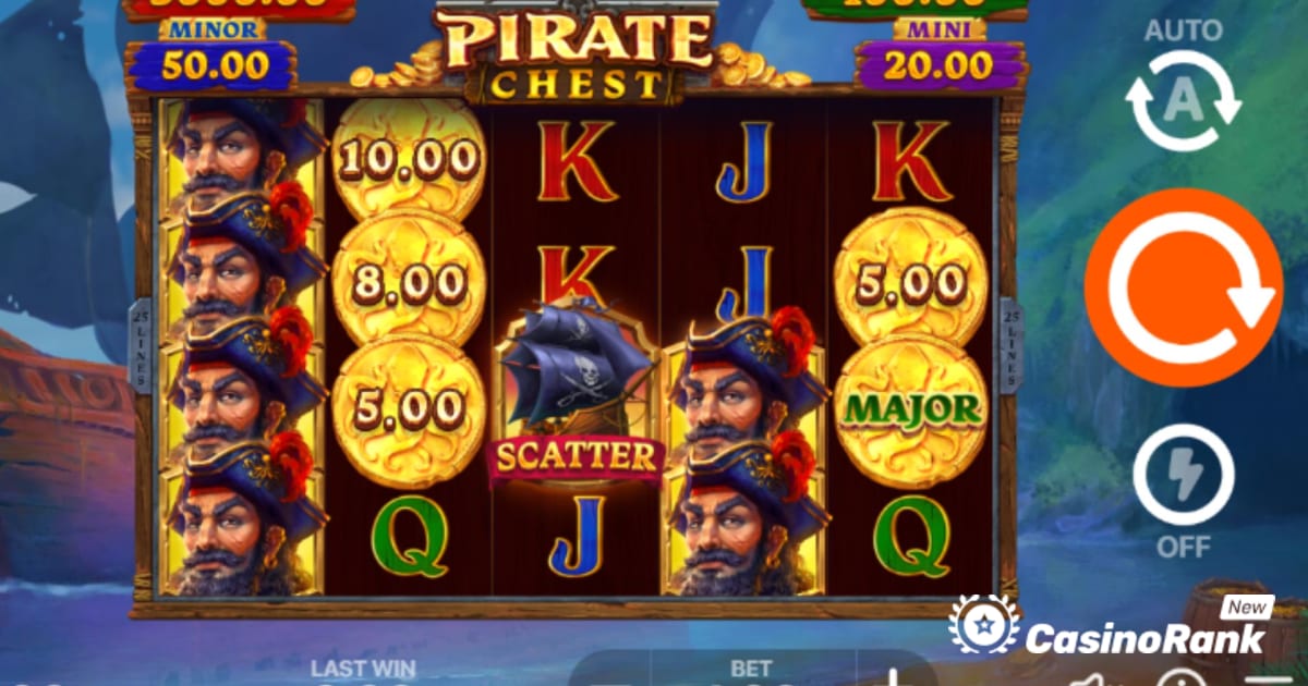 Jakt etter jackpotskatter med Playsons Pirate Chest: Hold og vinn